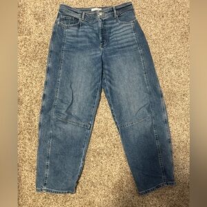 LOFT Barrel Jeans (size 29/8)